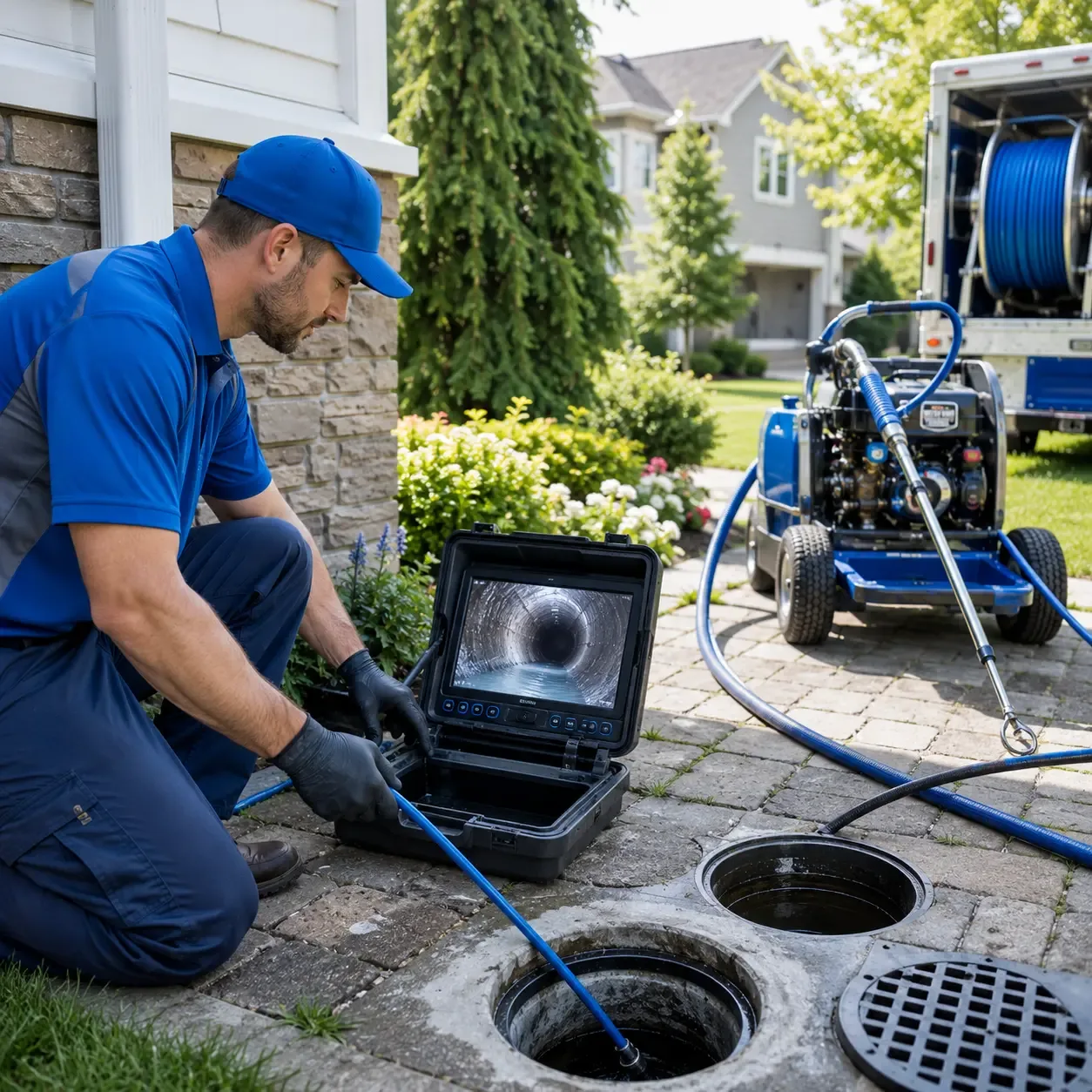 Outdoor drain cleaning professionals serving Colden, NY